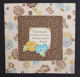 Embossed Frame card