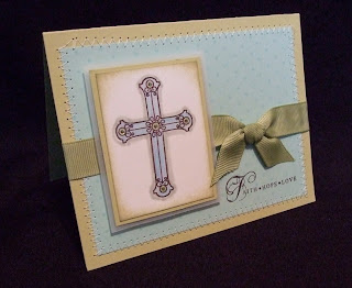 Everyday Blessings Card (with a little sewing)