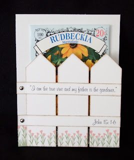 Picket Fence Seed Packet Card