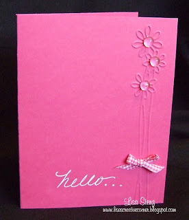 Thank you and a little “hello…”