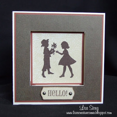 Childhood Portrait Shadowbox Card