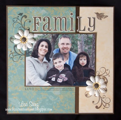 January’s Club Project – Family Layout