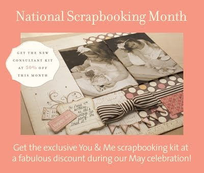 Amazing 1/2 Price New Consultant Kit and FREE National Scrapbooking Month Kit!