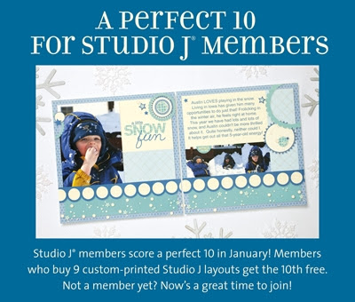 FREE Studio J Layouts in January