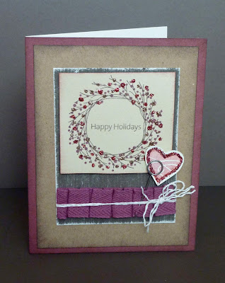 Remarkable Wreath Card from a Remarkable Friend
