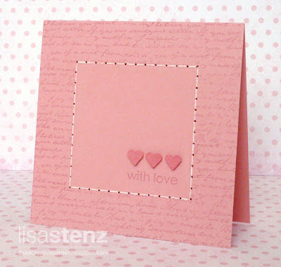 Clean & Simple With Love Card