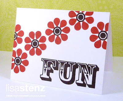“FUN” One Layer Card