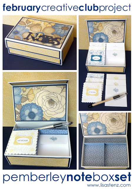 February Creative Club – Pemberley Note Box Set