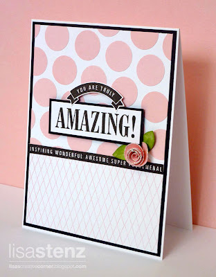“You are truly amazing” April SOTM Card