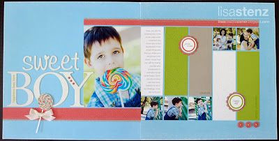 Make It From Your Heart “Sweet Boy” Layout