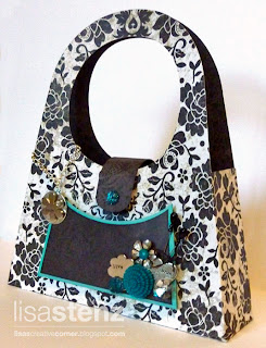 For Always Purse with Base and Bling Accents