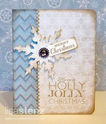 Frosted Card with a Little Surprise Inside…