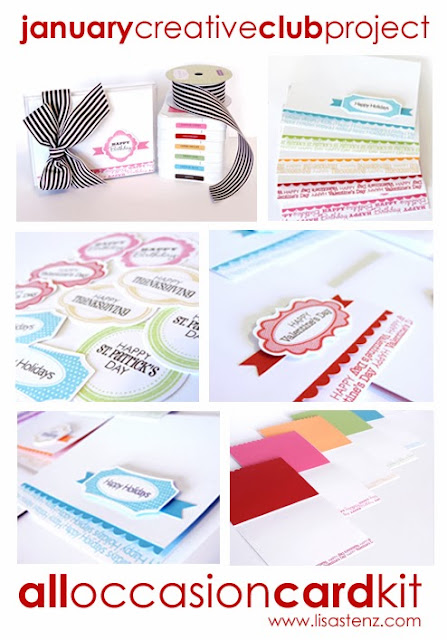 January Creative Club Kit – All Occasion Card Kit
