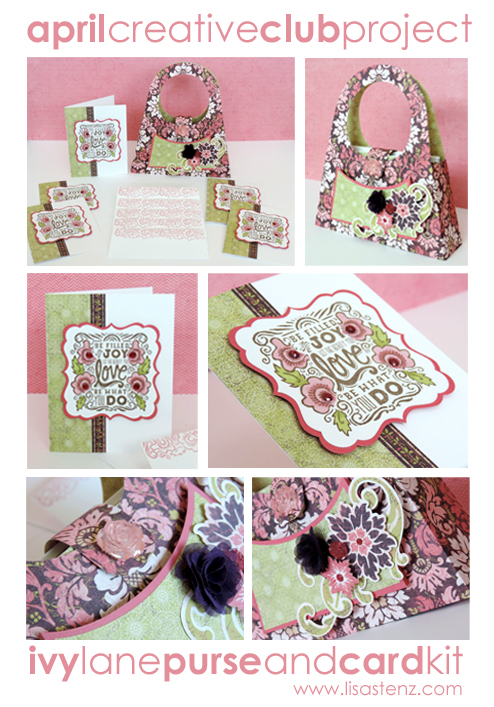 April Creative Club Project – Ivy Lane Purse and Card Kit