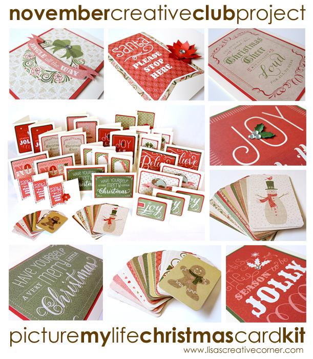 November Creative Club – PML Christmas Card Kit