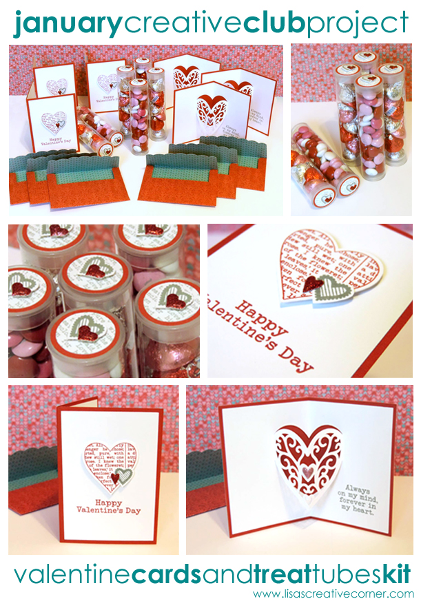 January Project Kit – Valentine Cards and Treat Tubes