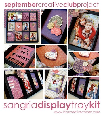 September Project Kit – Sangria Display Tray
