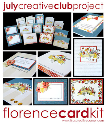 July Project Kit – Florence Card Kit
