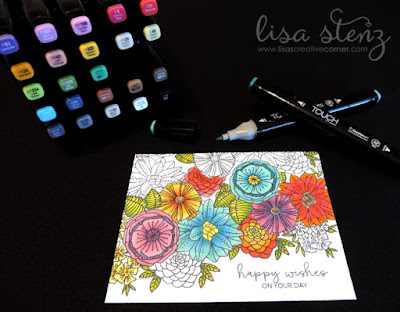 Playing with the Thoughtful Flowers Stamp Set