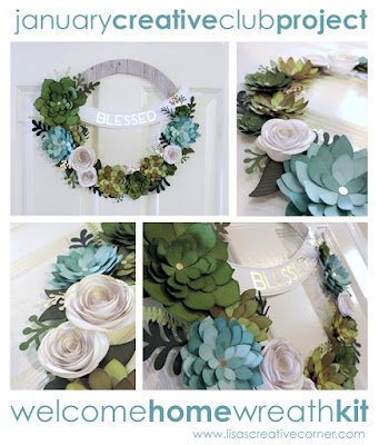 January Project Kit – Welcome Home Wreath