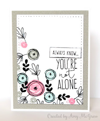 Floral Encouragment Card