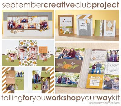 Falling for You Scrapbooking Layouts – September Project Kit
