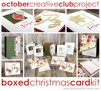 October Project Kit – Boxed Christmas Card Kit