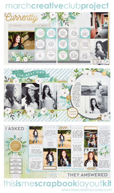 March Project Kit – This Is Me Layout Kit