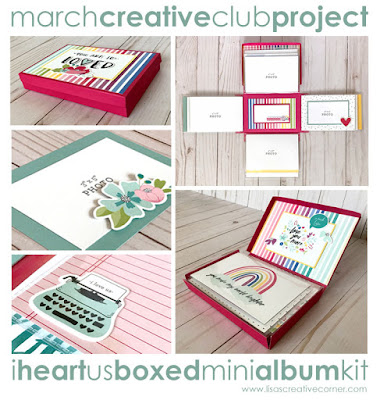 March Project Kit – I Heart Us Boxed Mini Album