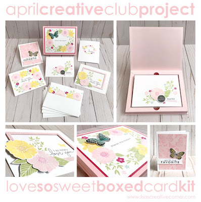 April Project Kit – Love So Sweet Boxed Card Kit