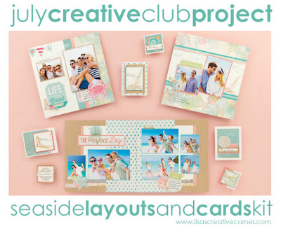 July Project Kit – Seaside Layouts and Cards