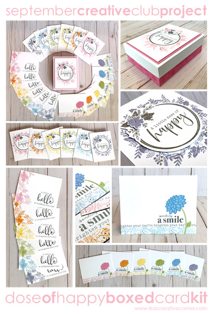 September Project Kit – Dose of Happy Boxed Card Kit