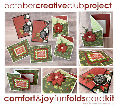 October Project Kit – Comfort & Joy Fun Folds Christmas Cards