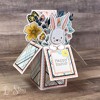 Easter Pop Up Box Card with Free Design Space File
