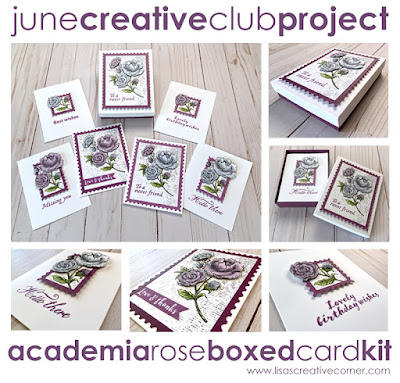 June Project Kit – Academia Rose Boxed Card Kit