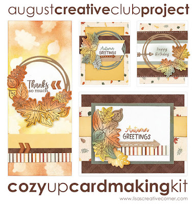 August Project kit – Cozy Up Cardmaking Kit