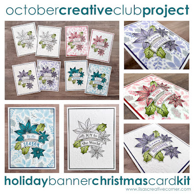 October Project Kit – Holiday Banner Christmas Card Kit