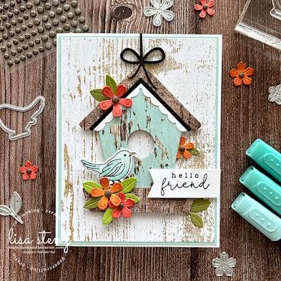 Country Birdhouse Card