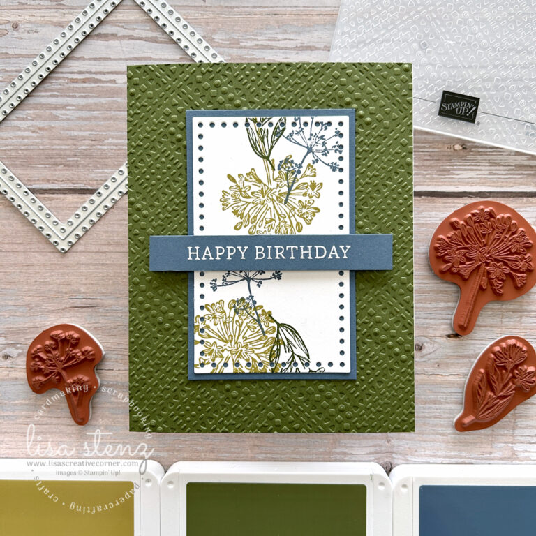 Wildflower Designs Masculine Birthday Card