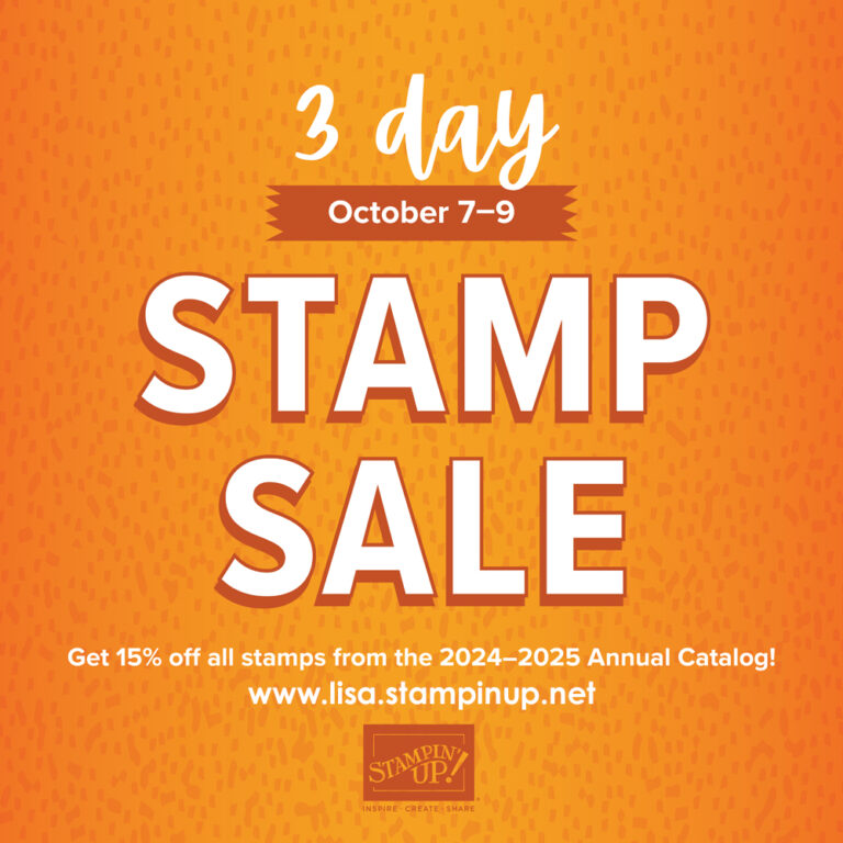 3 Days Only! Special Stamp Sale!