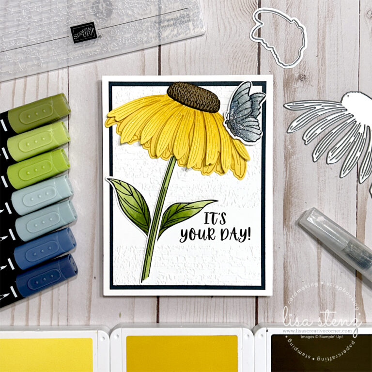 Coneflower Celebration Birthday Card