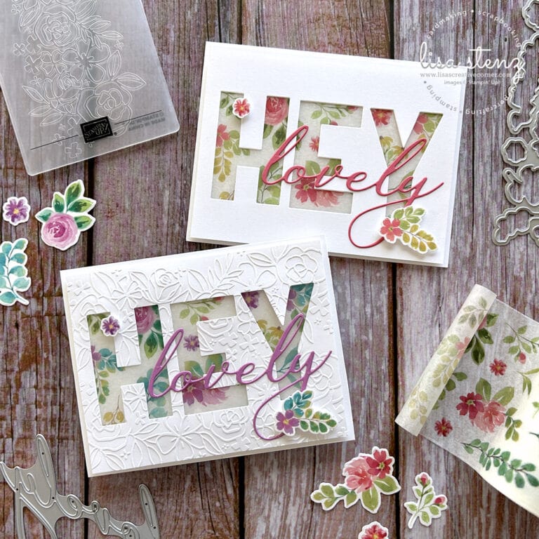 Extraordinary Flora Washi Tape Cards