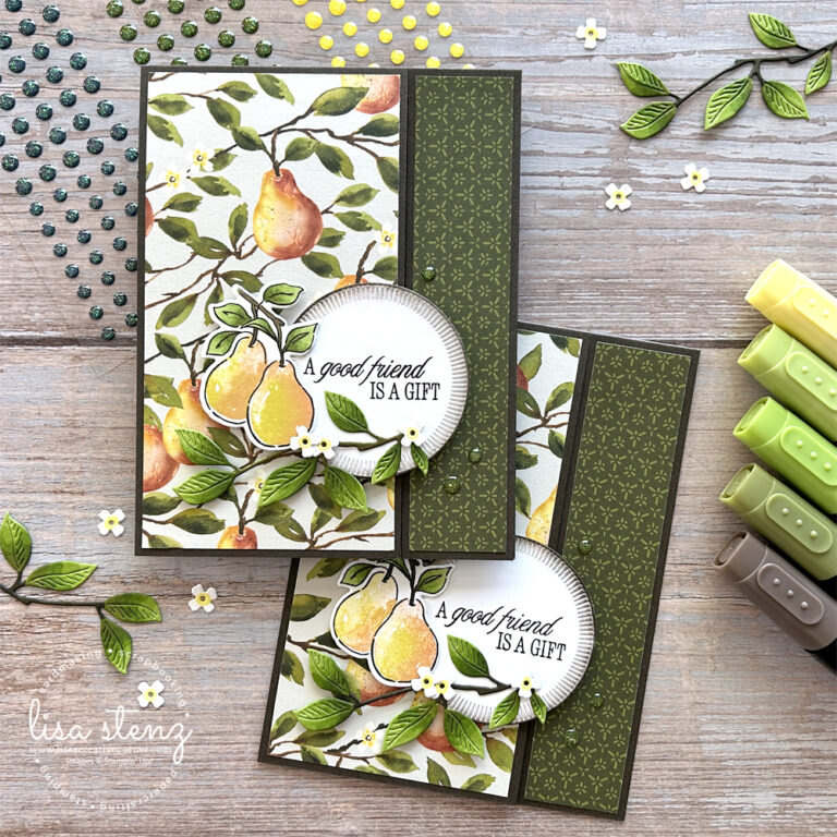 Perfectly Pears Flap Card