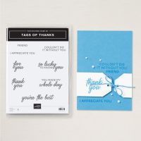 Tags Of Thanks Photopolymer Stamp Set (English) [ 165404 ]