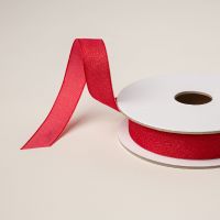 Real Red 1/2" (1.3 Cm) Shiny Ribbon [ 165876 ]
