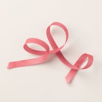 Strawberry Slush 3/8" (1 Cm) Faux Linen Ribbon [ 165274 ]