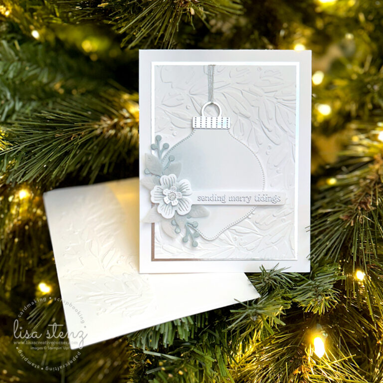 Elegant Christmas Card and a Little Sneak Peek