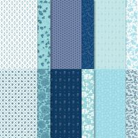 True Blue Florals 12" X 12" (30.5 X 30.5 Cm) Designer Series Paper [ 167970 ]