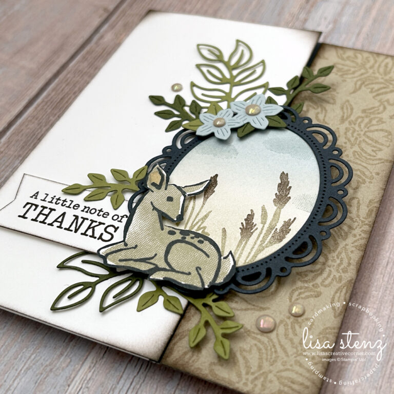 March Product of the Month – A Little Note of Thanks Card