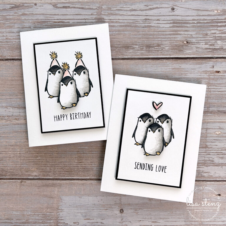 Cute Penguin Card with the Wild Bunch Stamp Set